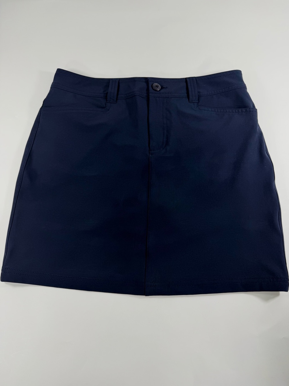 Coastal Golf Performance Skort Navy Blue Stretch Active Skirt Size 4 Eddie Bauer